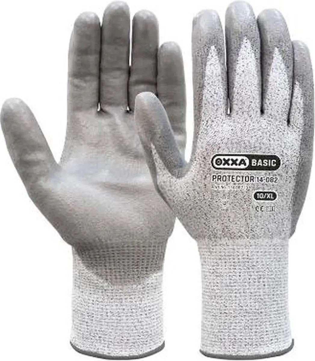 Oxxa Protector 14-082 Handschoenen - Grijs - XXL - 12 Stuks