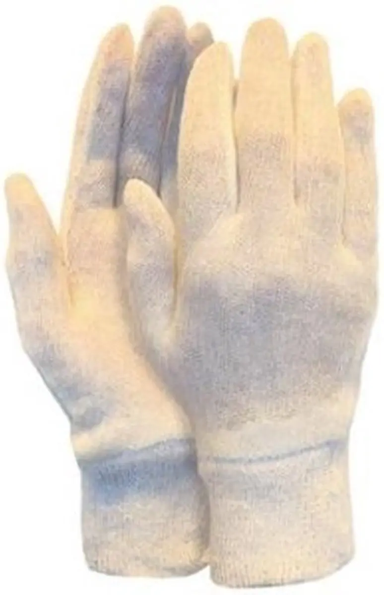 Oxxa Interlock Katoenen Handschoenen - Ecru - M