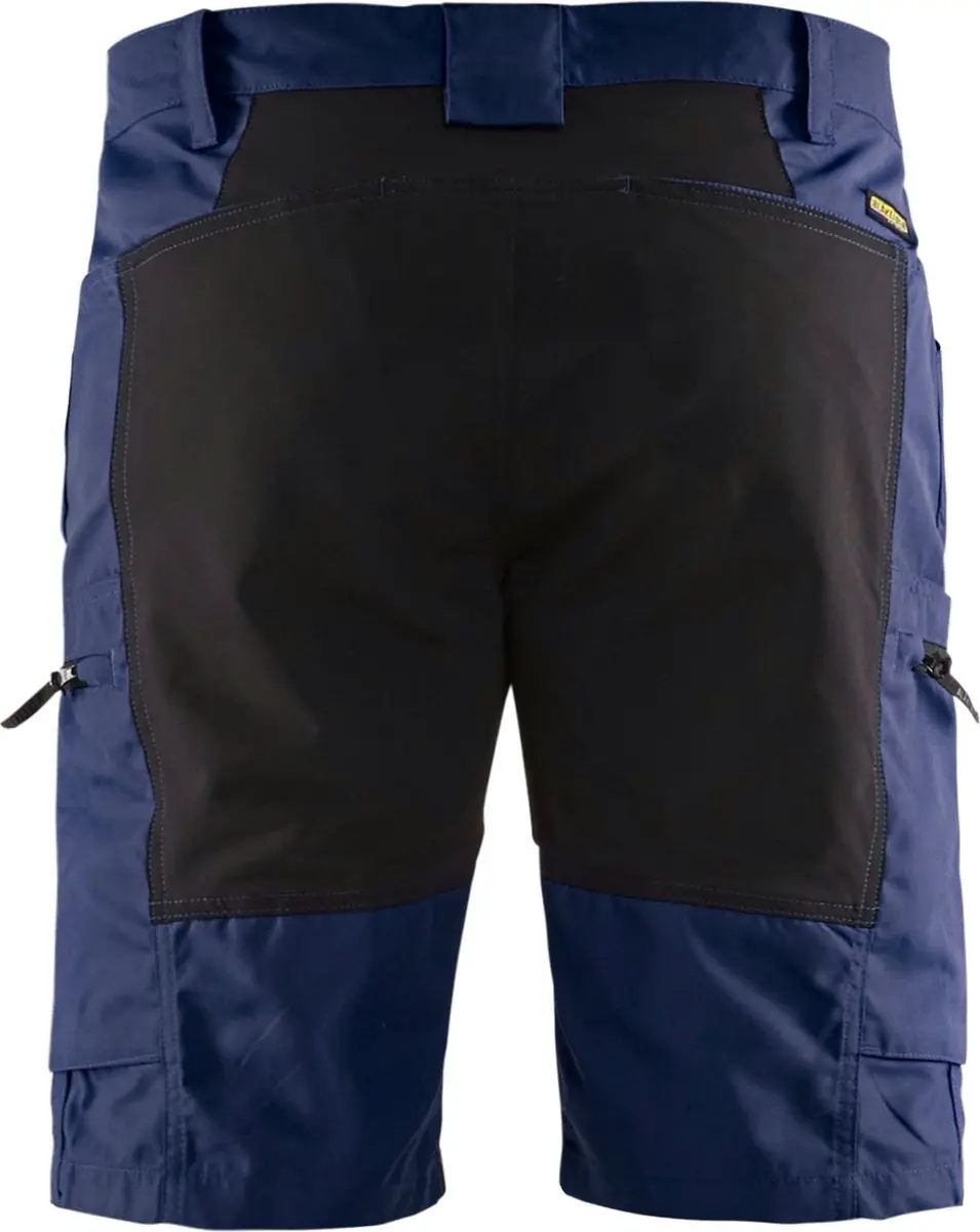Blåkläder Service Short Stretch 1449-1845 Werkbroek - 44 - Marineblauw/Zwart