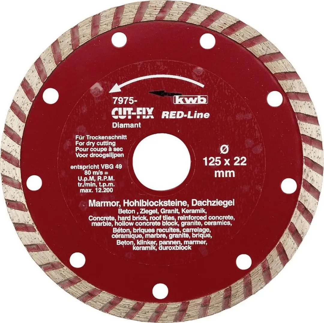KWB Diamantschijf Red Line 7971-40 115mm