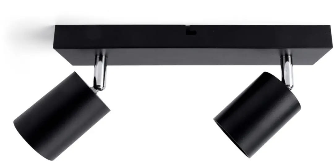 Integral Plafondspot Siena Mat Zwart - 2x GU10