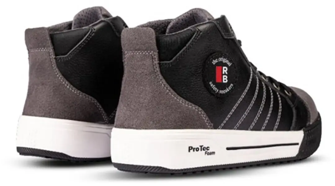 Redbrick Dunk High Sneaker S3S - Zwart