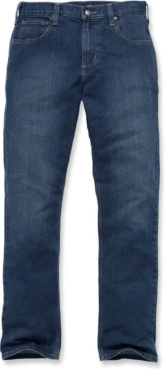 Carhartt Rugged Flex Relaxed Fit 5 Pocket Jeans - Navy - L