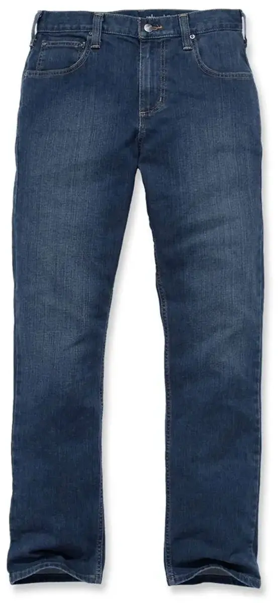 Carhartt Rugged Flex Relaxed Fit 5 Pocket Jeans - Navy - L