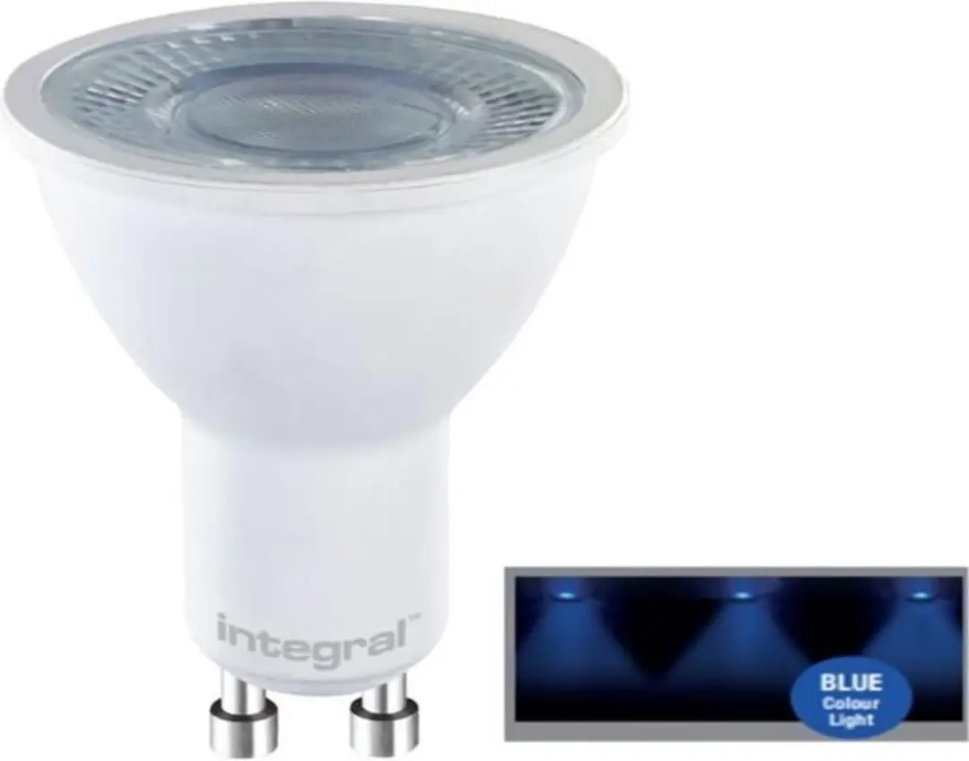 Integral GU10 LED Spot 5W - Blauw