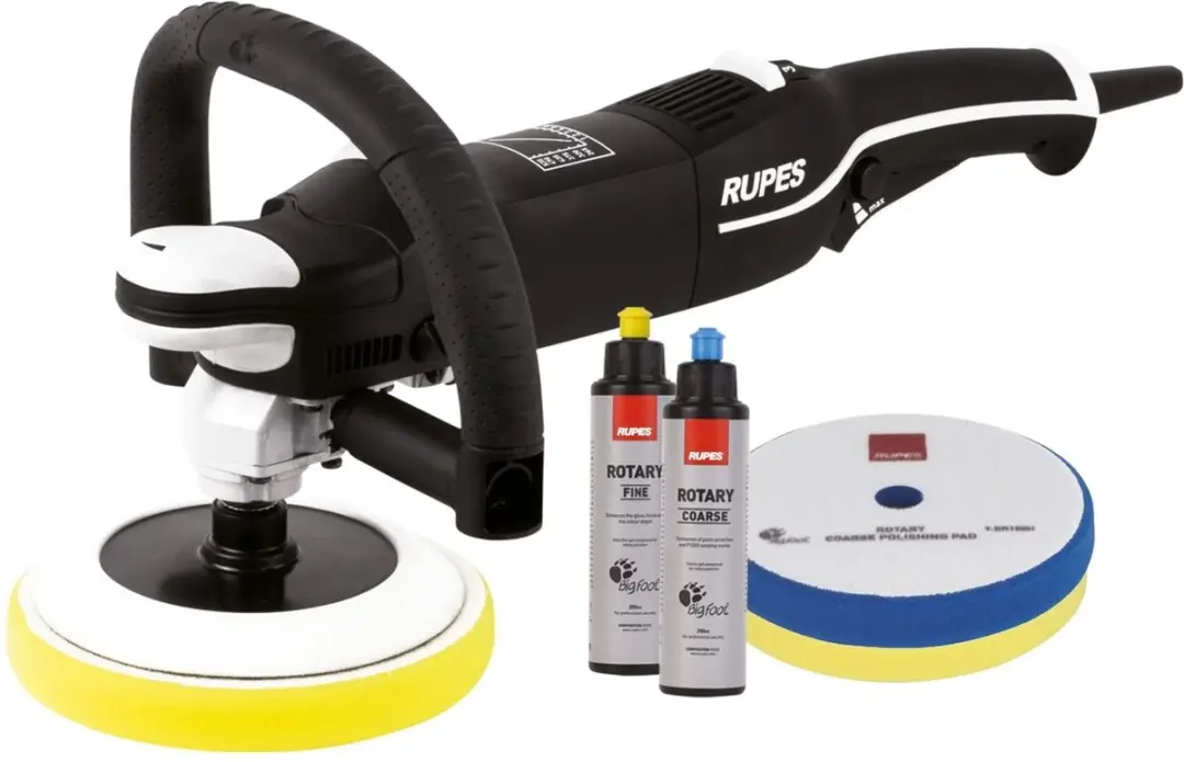 Rupes BigFoot LH19E-STN Roterende Polijstmachine 125mm - Standaard Kit