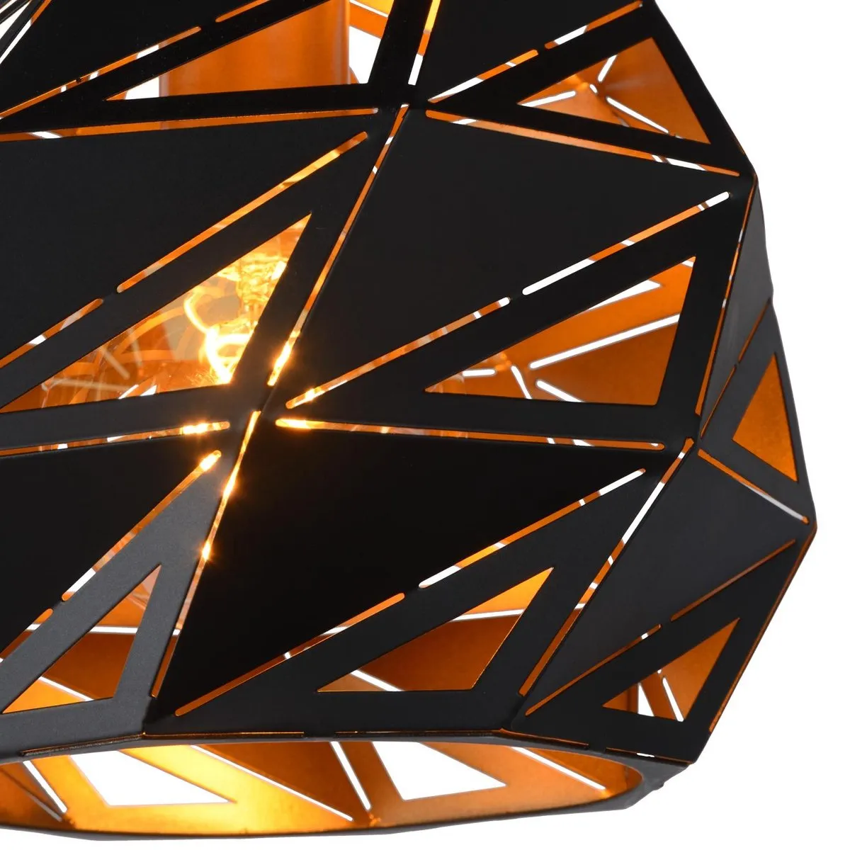 Lucide Malunga Hanglamp Ø25cm - Zwart