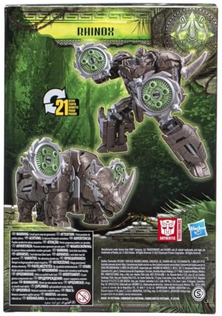 Hasbro Transformers Rise of the Beasts Voyager Rinox 15cm - Bruin