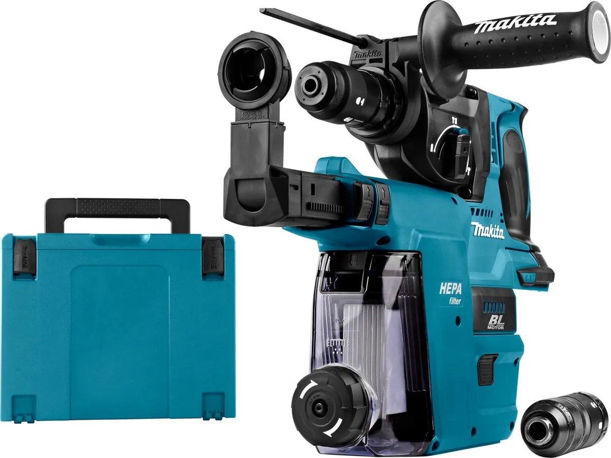 Makita DHR243ZJW 18V Combihamer - 24mm Beton