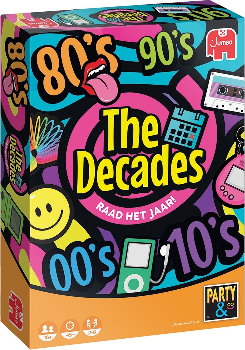 Jumbo The Decades - Gezelschapsspel - Bordspel