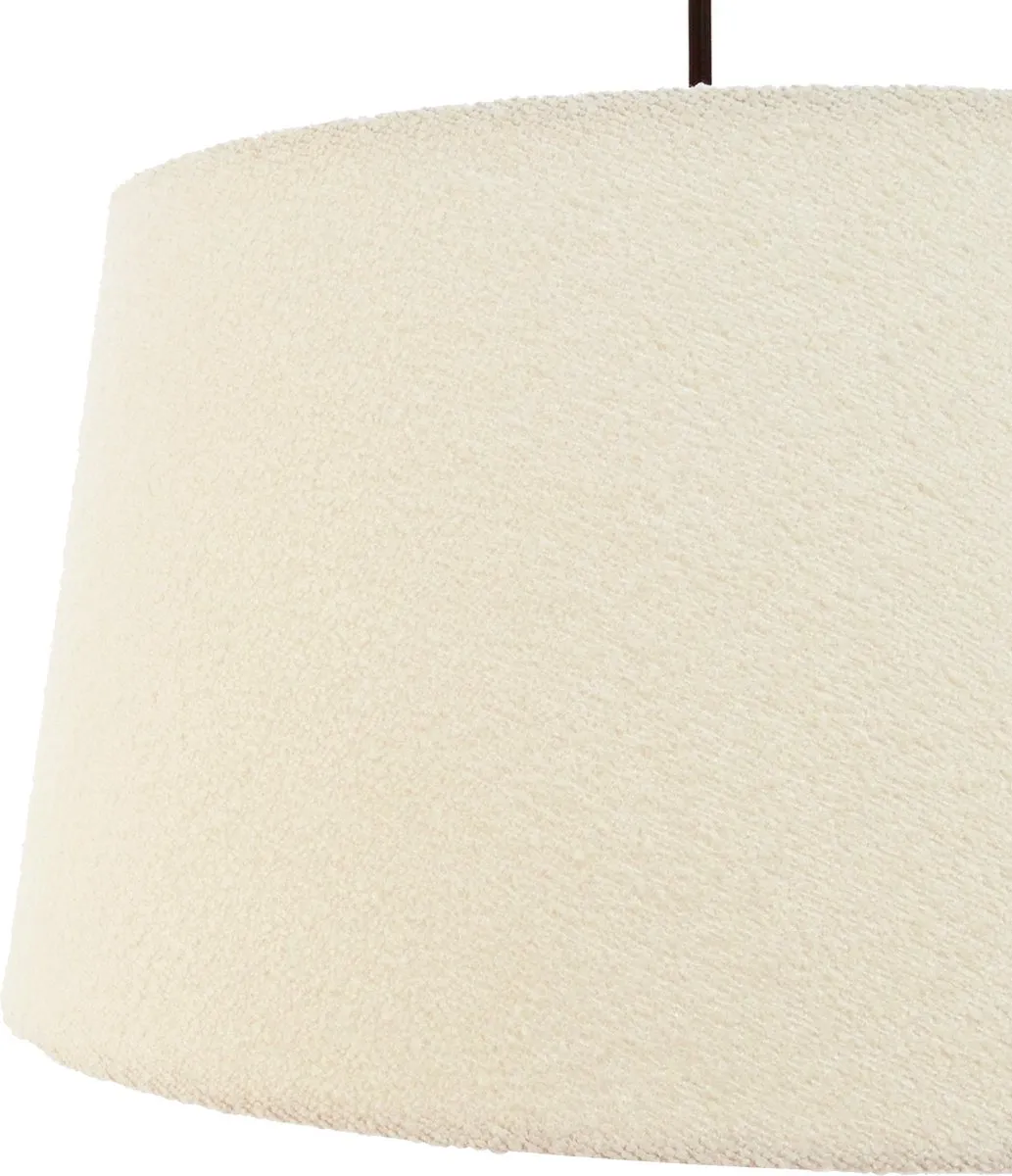 Eglo Febres Hanglamp E27 - Ø35cm - Zwart/Wit
