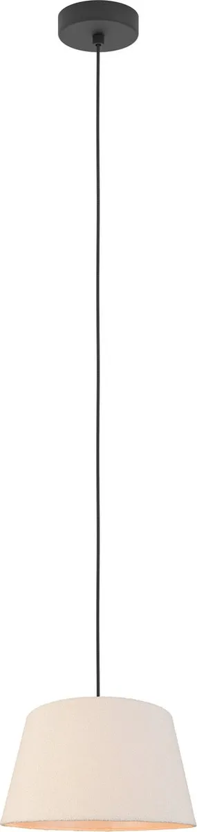 Eglo Febres Hanglamp E27 - Ø35cm - Zwart/Wit