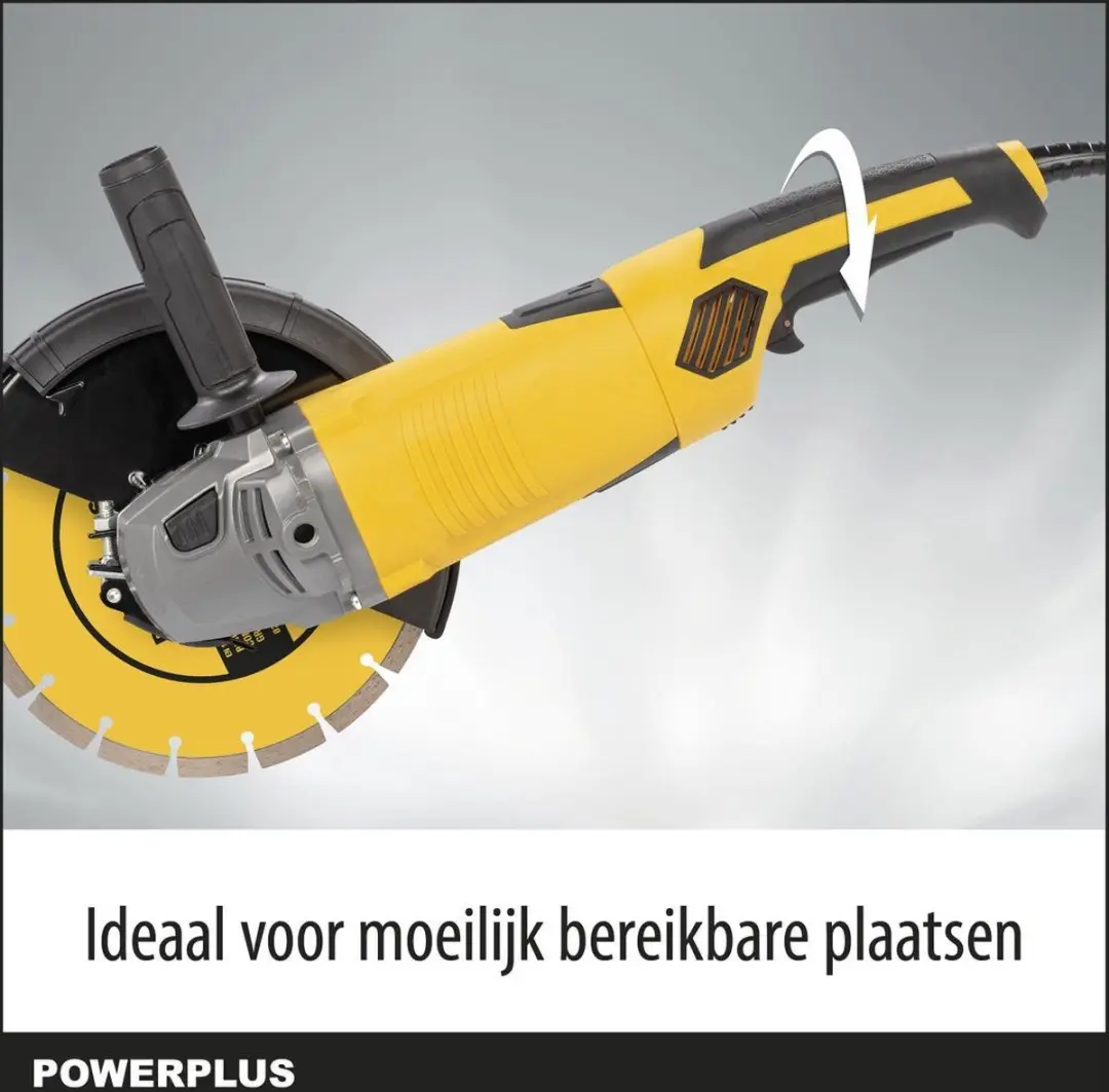 Powerplus POWX06250 Elektrische Haakse Slijper Set - 230mm & 115mm