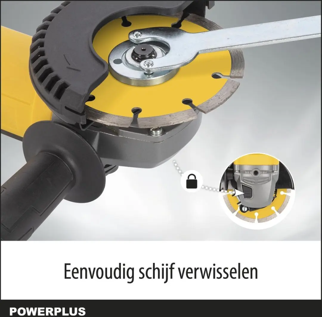 Powerplus POWX06250 Elektrische Haakse Slijper Set - 230mm & 115mm