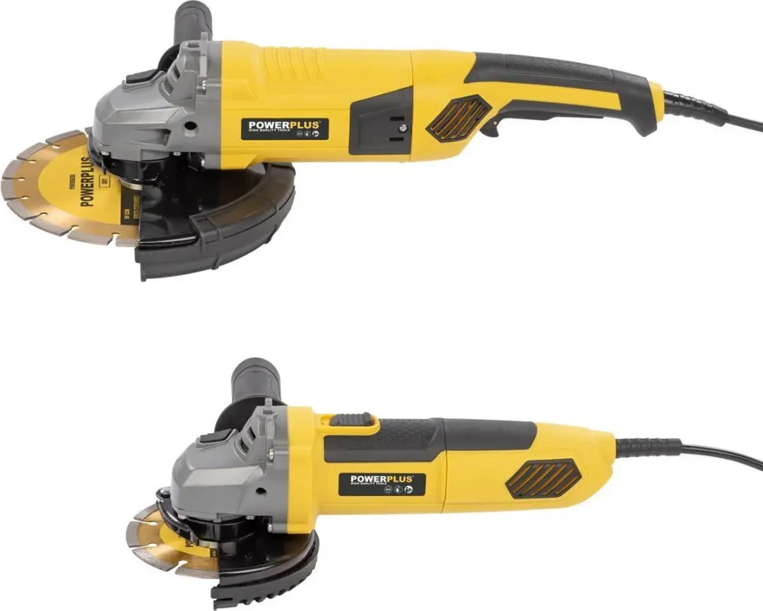 Powerplus POWX06250 Elektrische Haakse Slijper Set - 230mm & 115mm - afbeelding 6 van 6