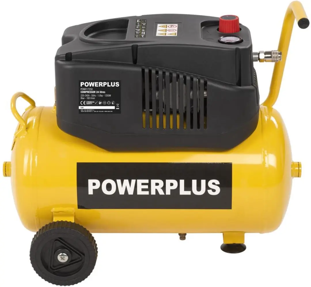 Powerplus POWX17250 Luchtcompressor 1200W - 24L - 8 bar