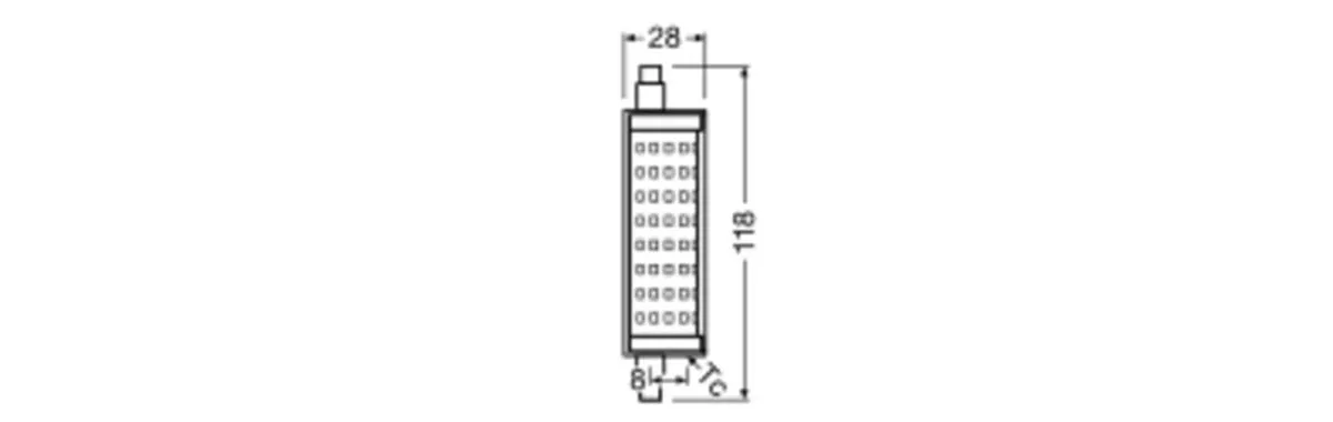 LEDVANCE Performance R7s 15W 2000lm - Zeer Warm Wit - afbeelding 4 van 6