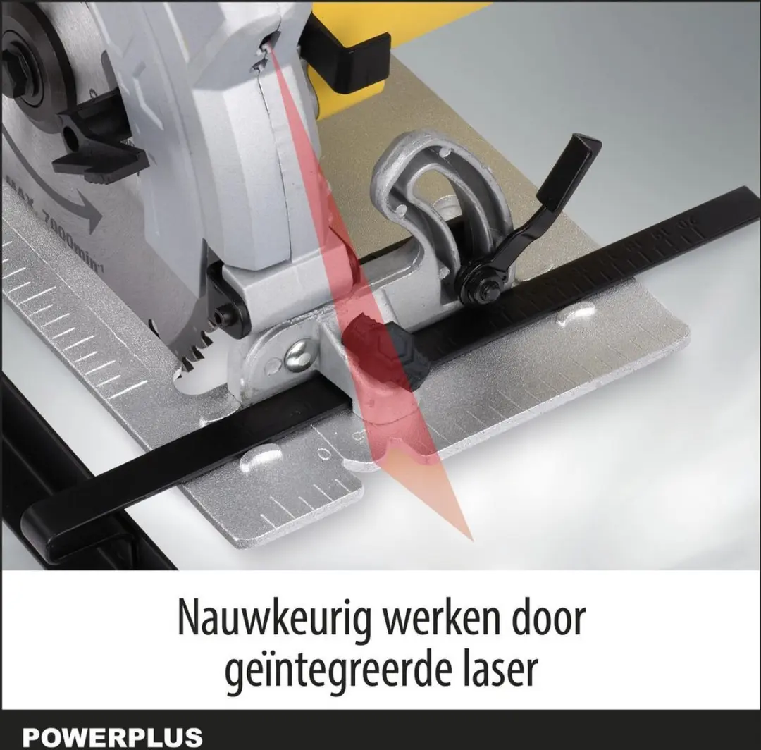 Powerplus POWX0550 Elektrische Cirkelzaag 1800W - Ø210mm