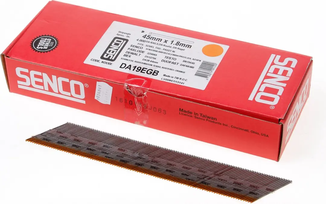 Senco DA19EGB DA-Afwerkspijkers RVS 1,8x45mm - 4000 Stuks