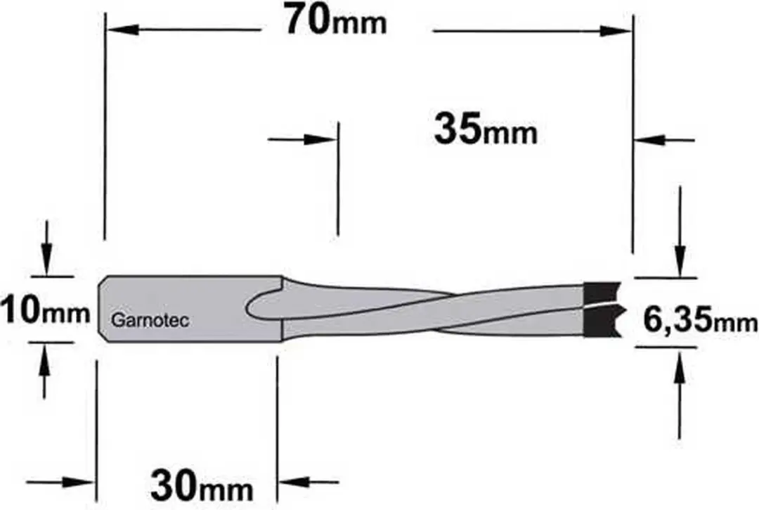CMT Drevelboor Links 12mm - Hout - afbeelding 4 van 6