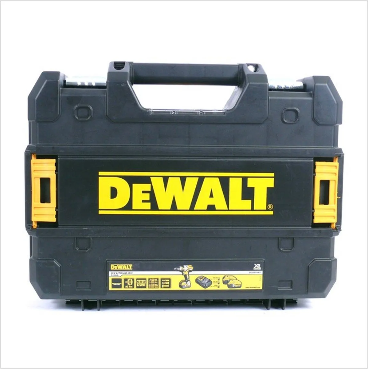 DeWalt TStak Gereedschapskoffer 18V - Zwart/Geel