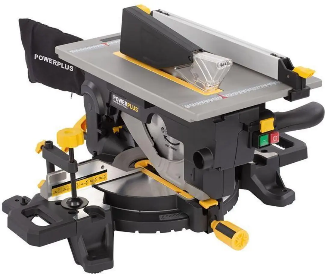 Powerplus POWX07583 Verstekzaag 2000W - 254mm - afbeelding 6 van 6