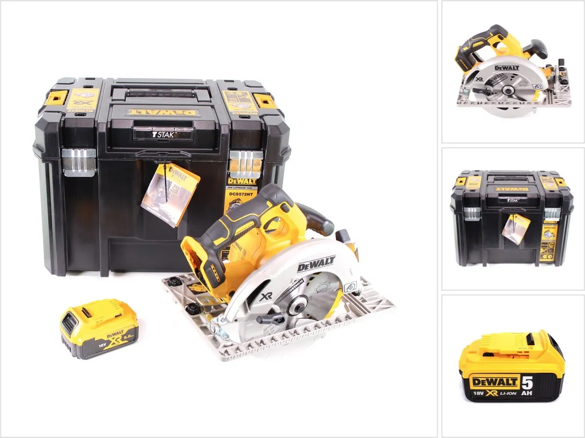 DeWalt DCS 572 NT Handcirkelzaag 18V