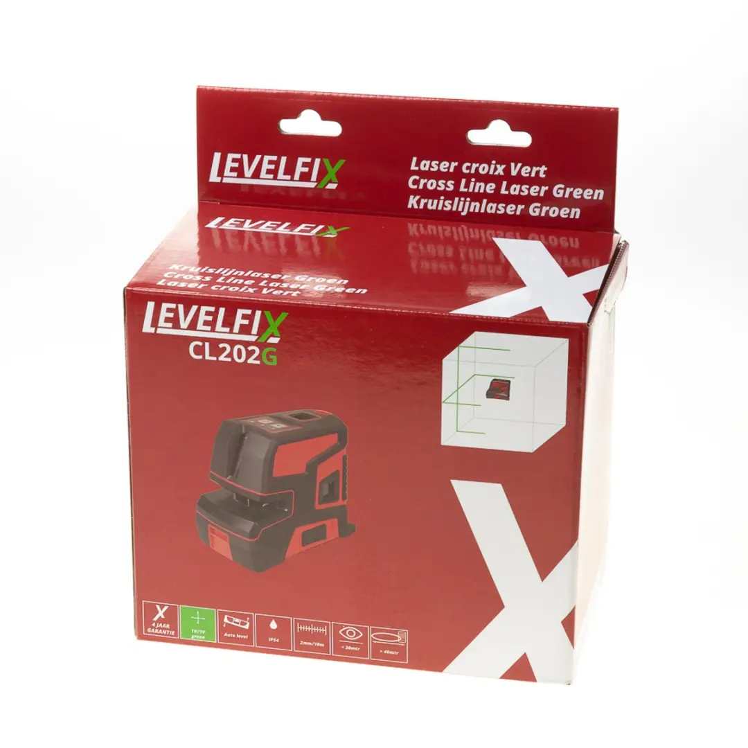 Levelfix CL202G Kruislijnlaser