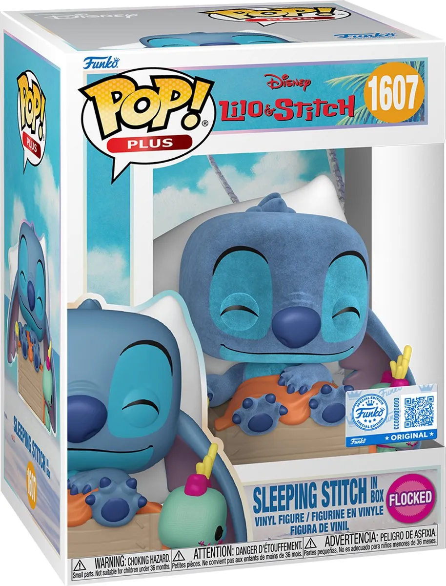 Funko Pop! Plus Disney Lilo & Stitch Sleeping Stitch 1607 - Blauw