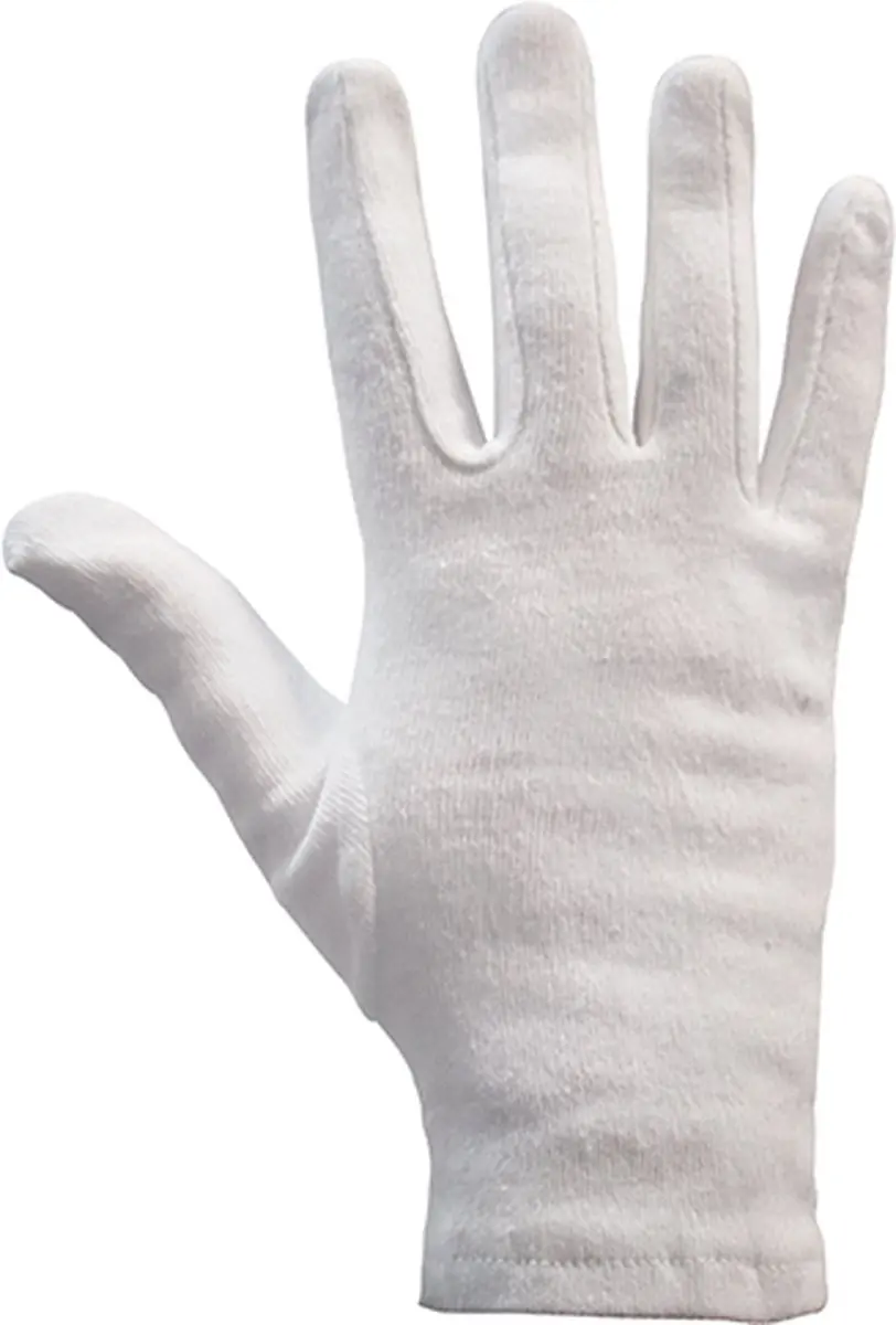 Oxxa Majestic Handschoen Interlock Wit - Maat 9 - 12 Stuks