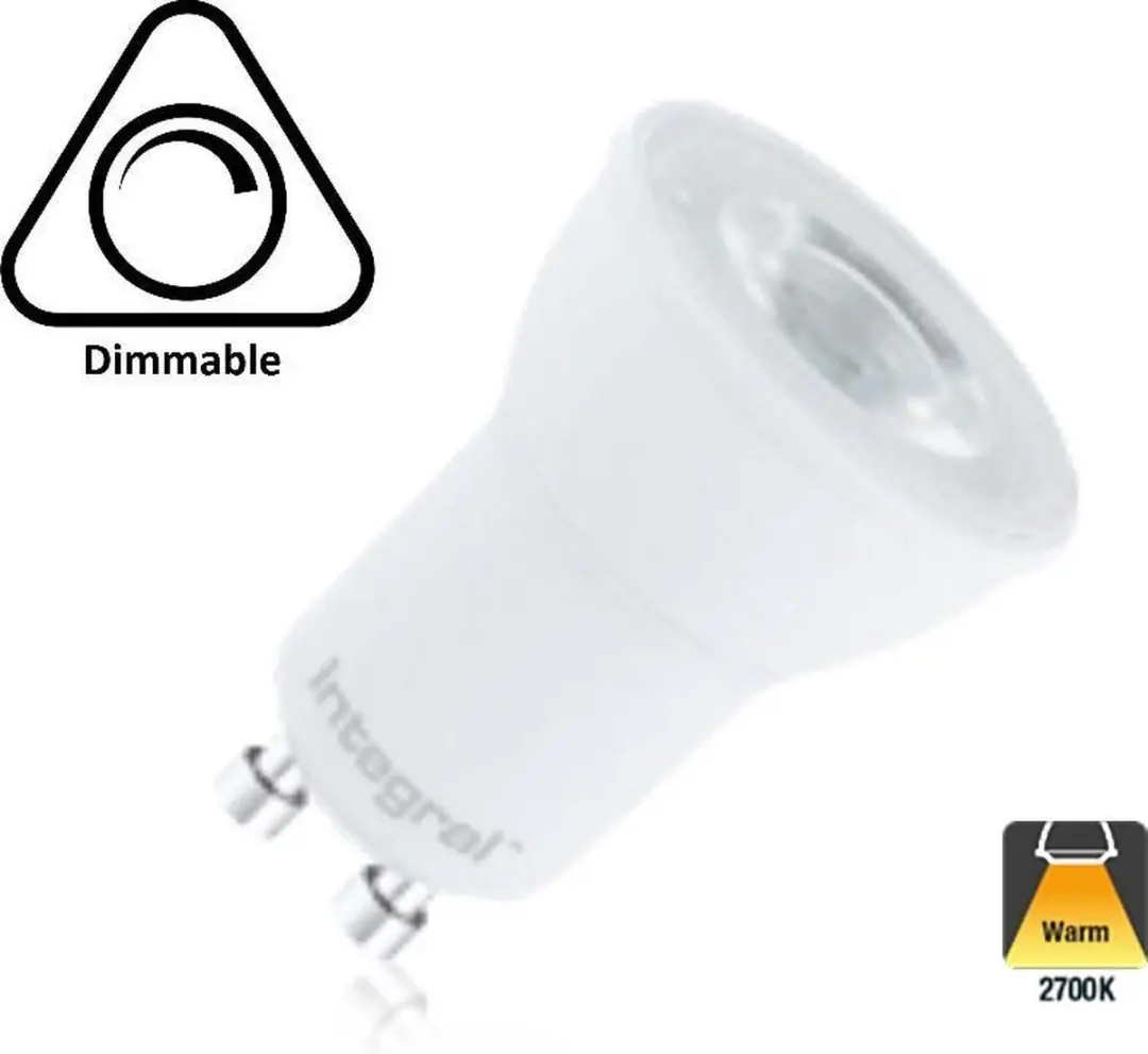 Integral Finley LED-lamp GU10 3W - Mat - 2700K
