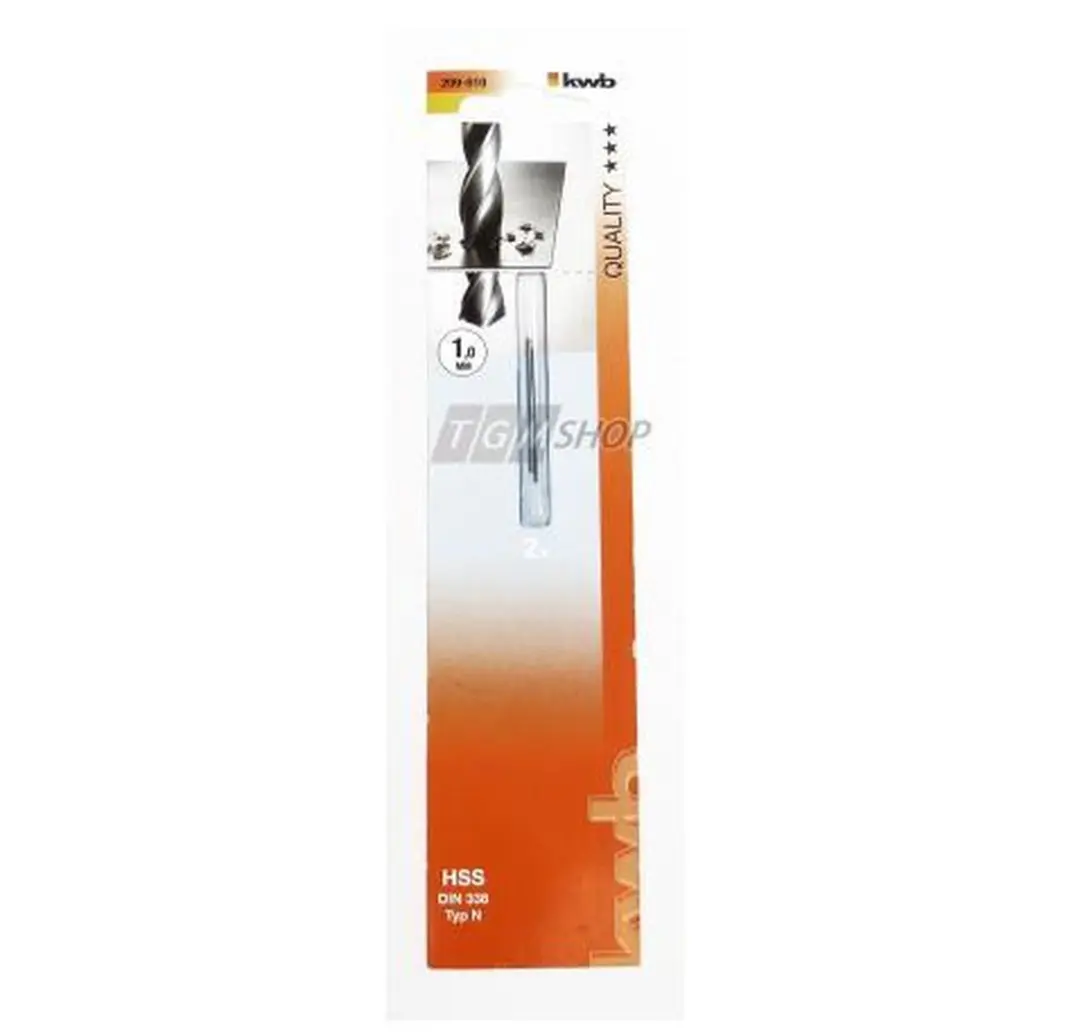 KWB Metaalboor 1mm - 2 Stuks - KWB209610