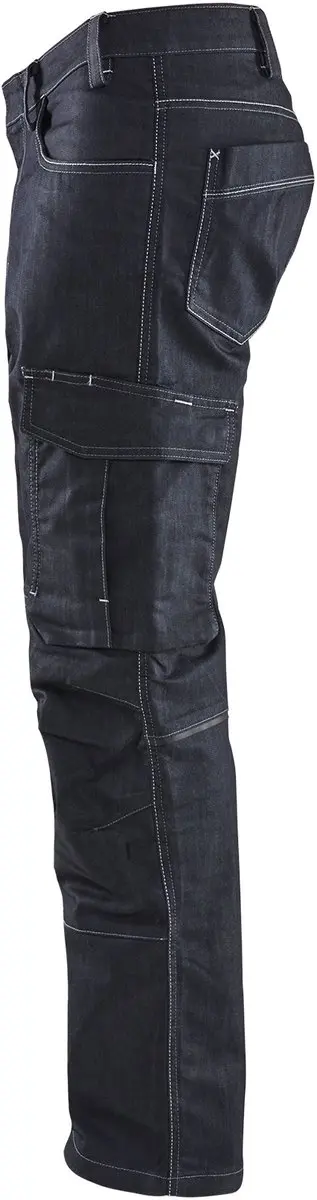 Blåkläder Service Werkbroek Denim Stretch 1439-1141 - Marineblauw