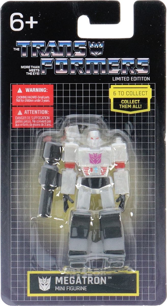 Hasbro Transformers G1 - Limited Edition Mini Figures - 6 stuks - 7 cm