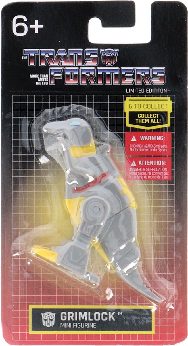 Hasbro Transformers G1 - Limited Edition Mini Figures - 6 stuks - 7 cm