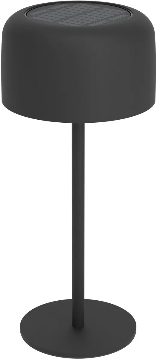 Eglo Roccanova Tafellamp Zwart - Oplaadbaar 22u - Solar