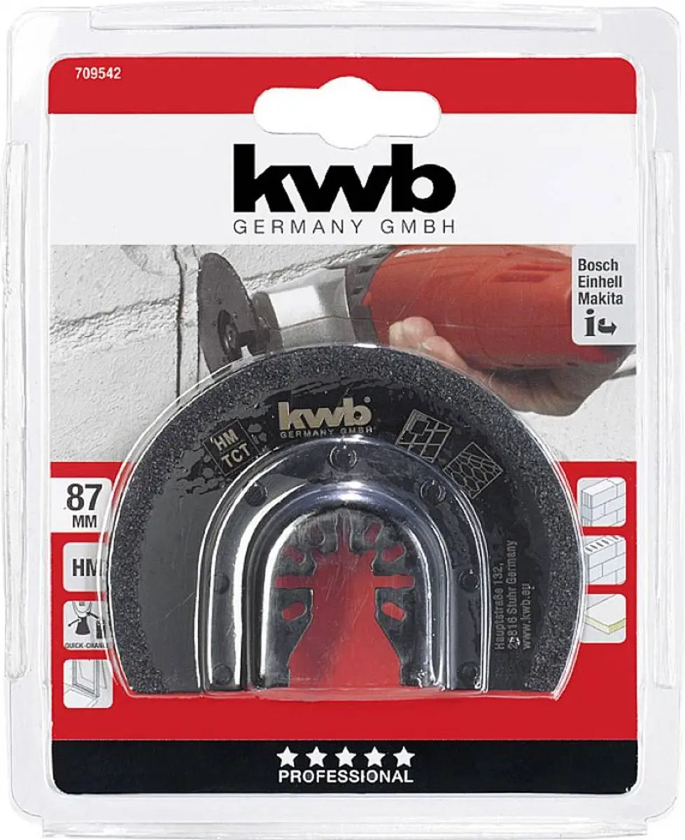 KWB Hm Zaagblad Halfrond 85mm