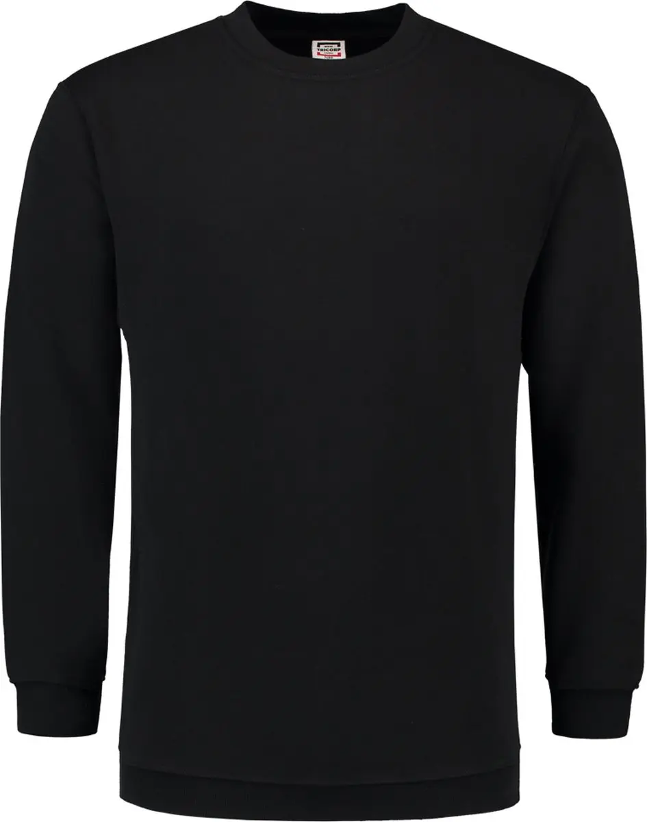 Tricorp Casual Sweater 301008 - Zwart - Maat 7XL