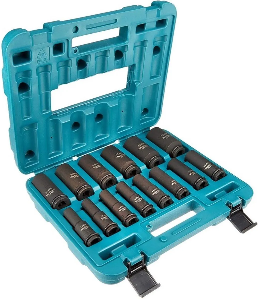 Makita E-16586 Slagmoerset 1/2 - afbeelding 6 van 6