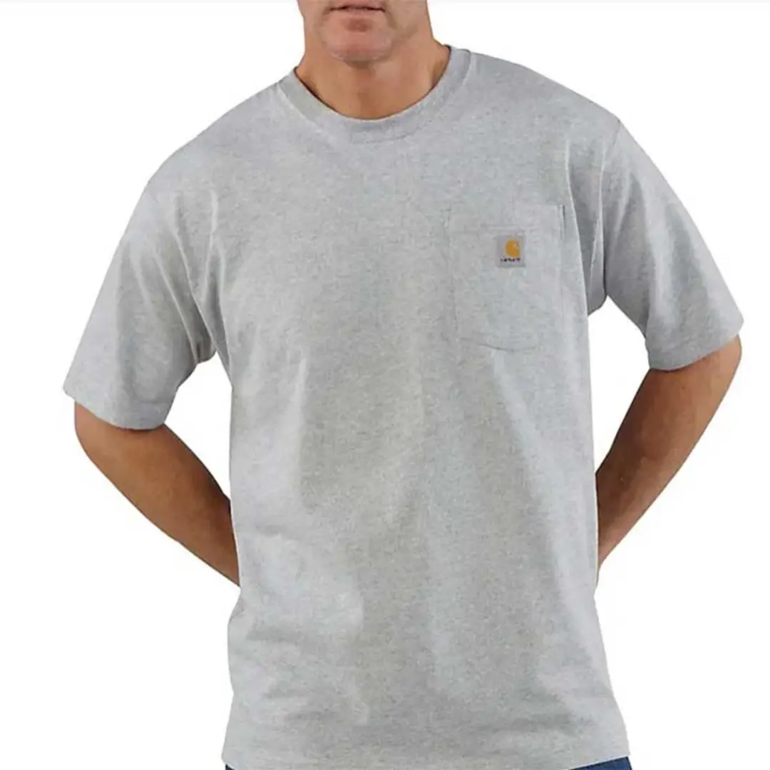 Carhartt Dearborn T-shirts Combi - L - Gemêleerd grijs