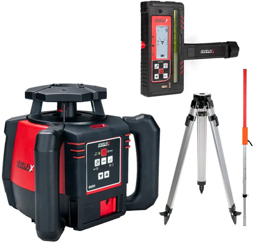 Levelfix 860H Set Bouwlaser - Handontvanger & Accu