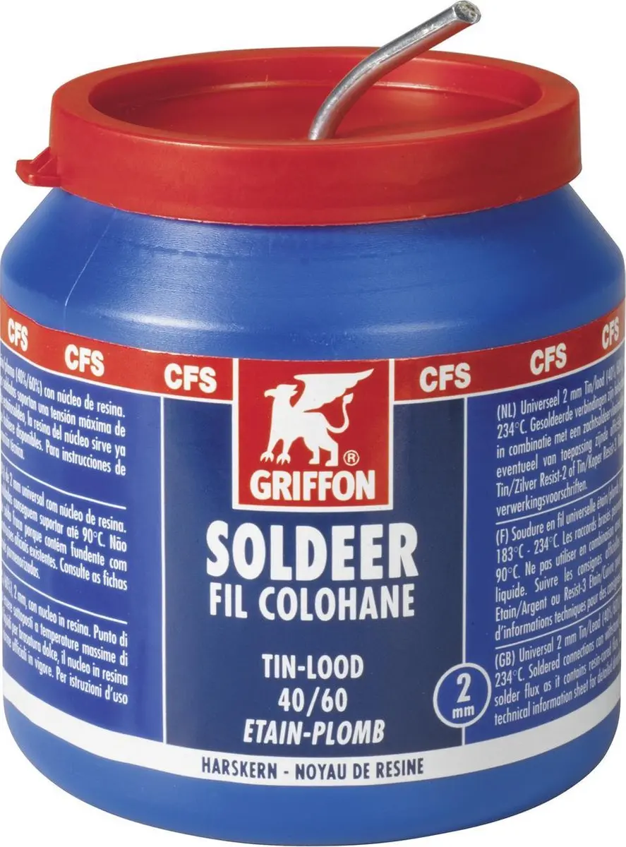 Griffon Soldeerdraad 40/60 2mm 500g