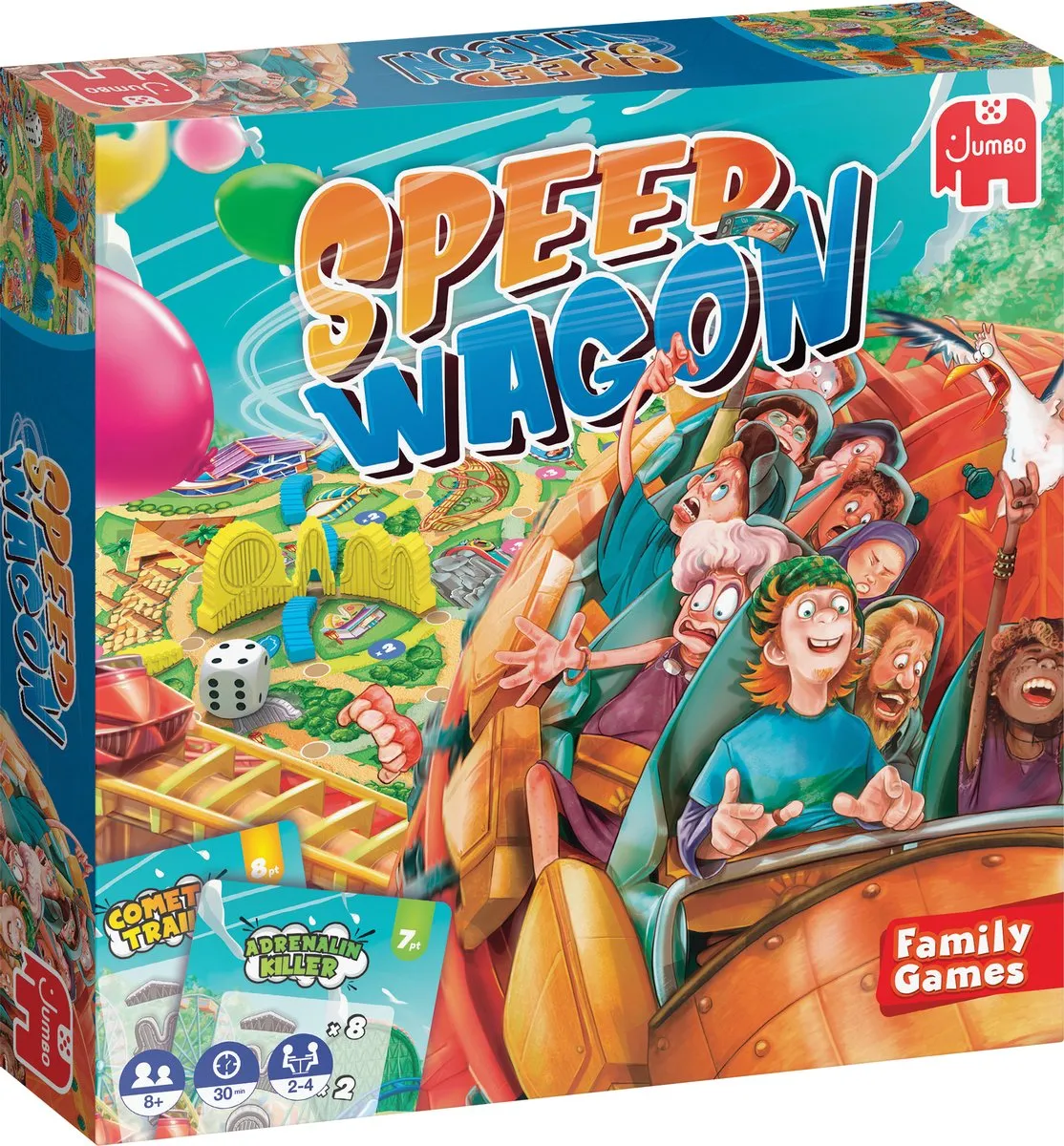 Jumbo Speed Wagon Bordspel - 2-4 Spelers