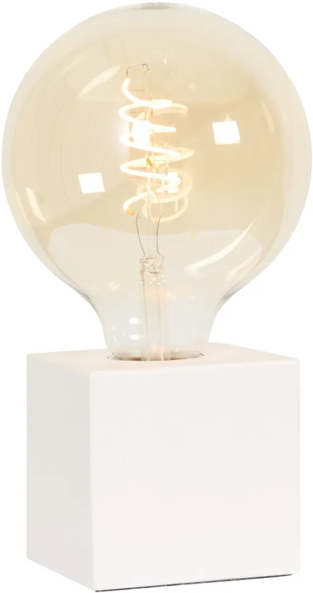Calex Vierkant Tafellamp E27 - Wit