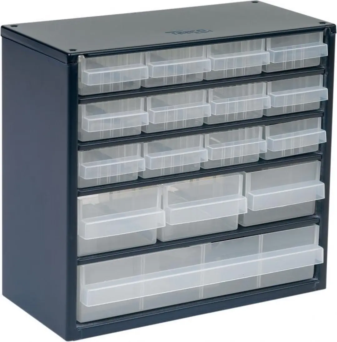 Raaco Metalen Ladekast 16 Lades 150x306x282mm