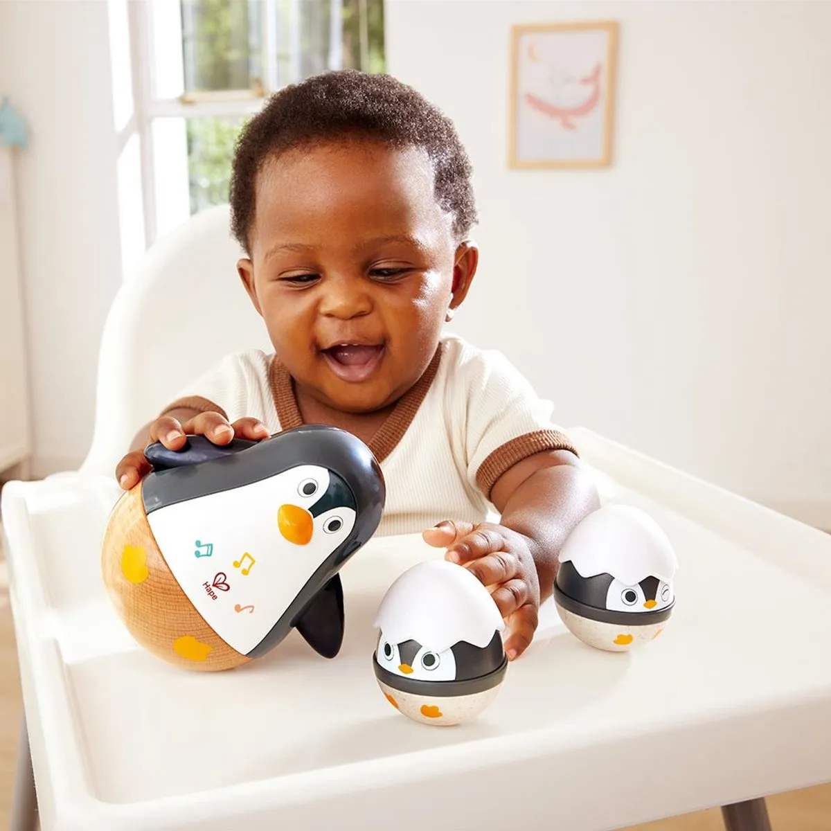 Hape Muzikale Pinguïn Familie - Multicolor - afbeelding 6 van 6
