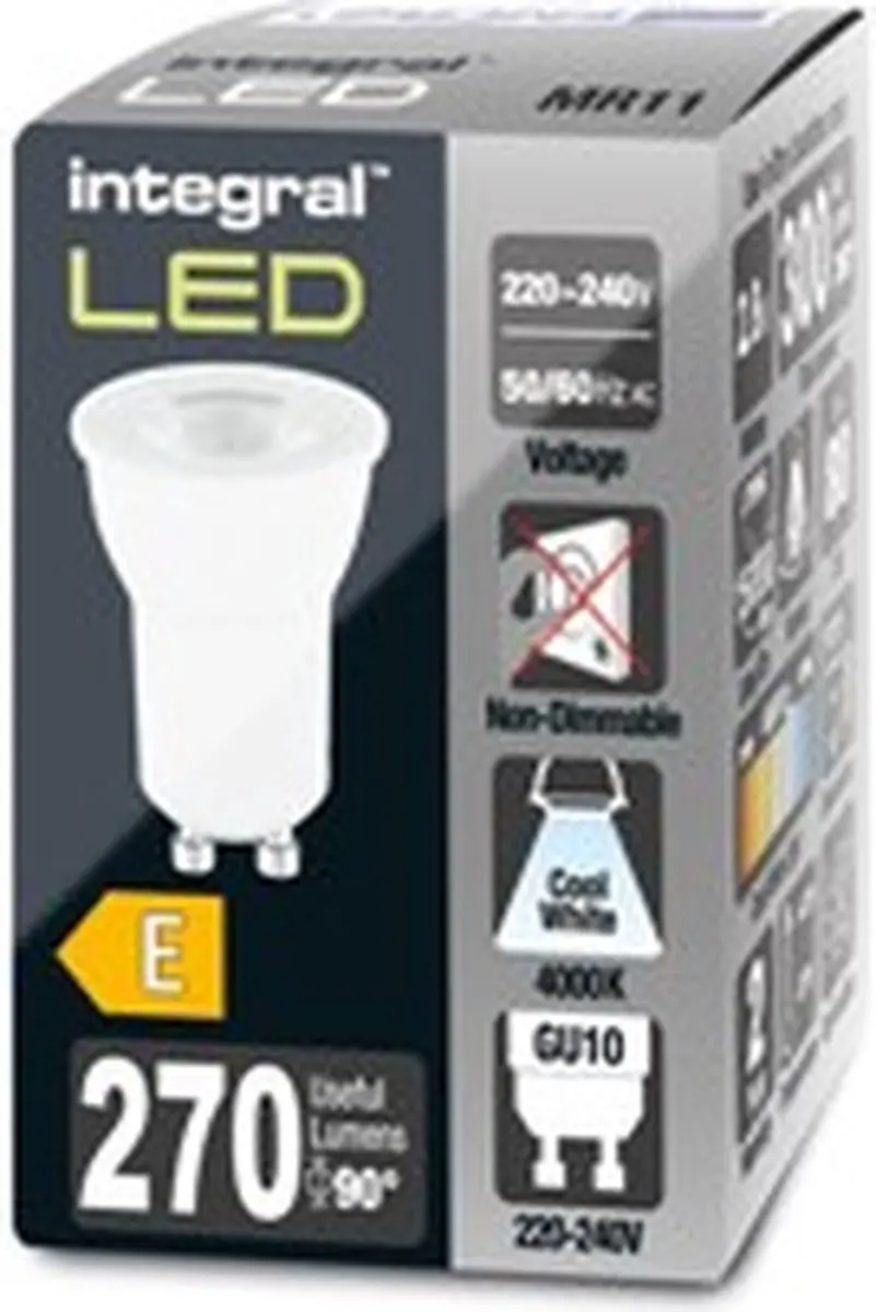 Integral Ilon LED-lamp GU10 4W 4000K - Helder
