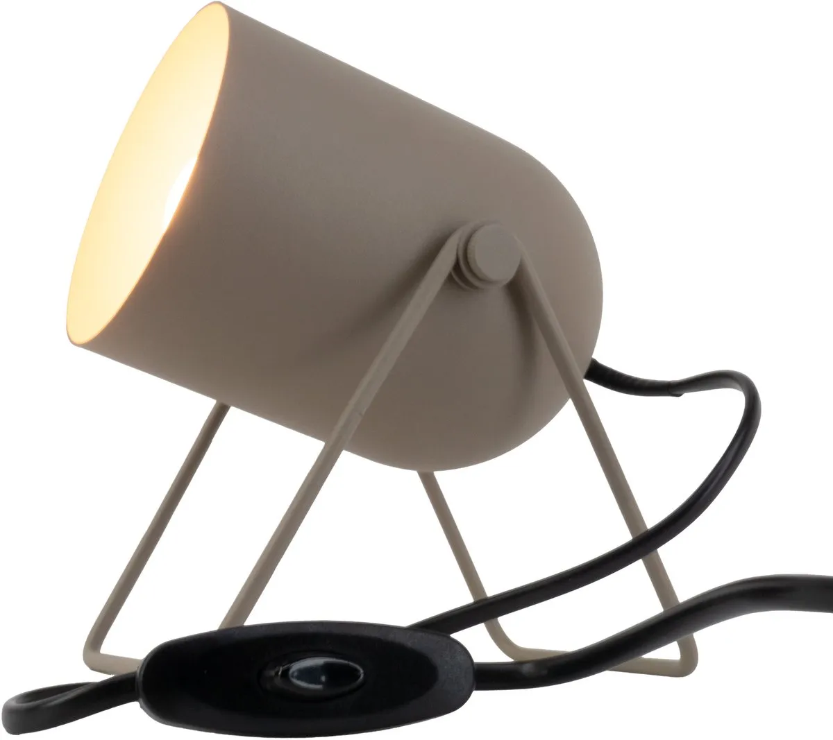 Eglo Tilston Tafellamp E14 - 14,5 cm - Zandkleur