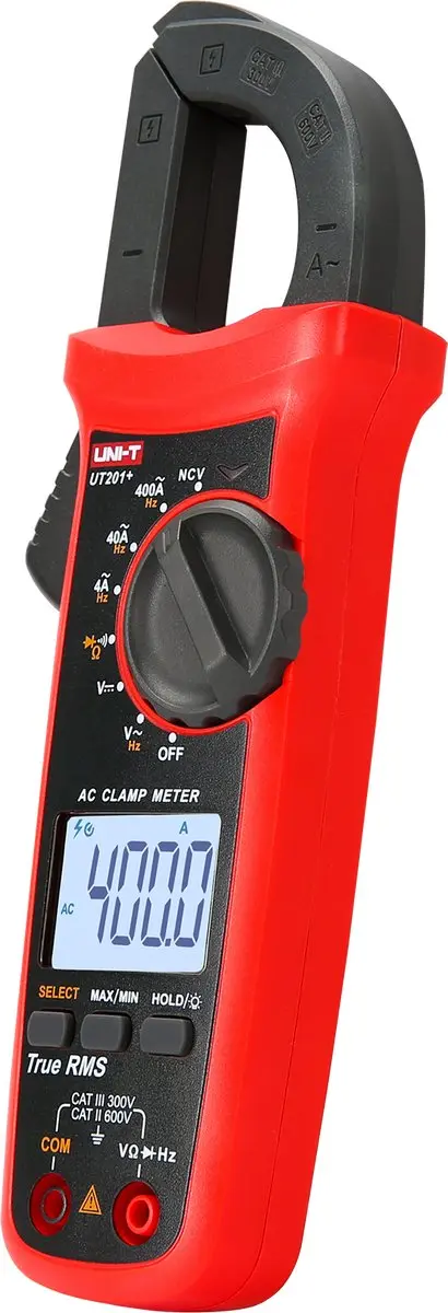 UNI-T UT201+ True RMS Tangmeter - 4000 Meetwaarden