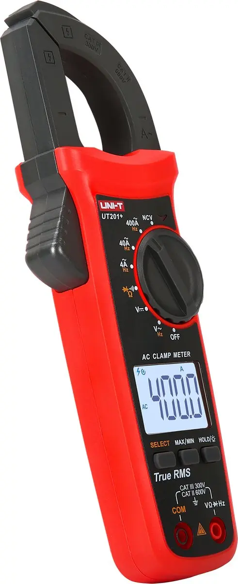 UNI-T UT201+ True RMS Tangmeter - 4000 Meetwaarden